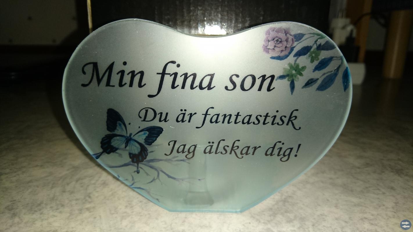 Agora gifthouse Sweden glass candle