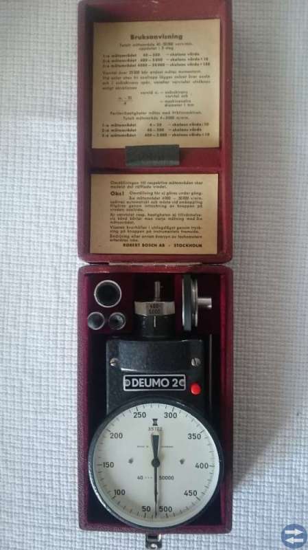 Deumo 2, Tachometer