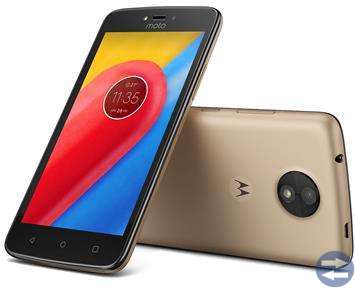 Motorola Moto C smartphone (guld)