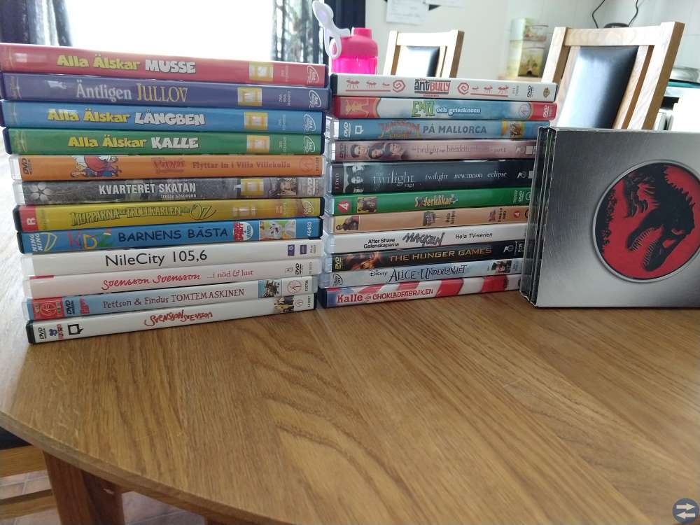 Blandat med DVD filmer