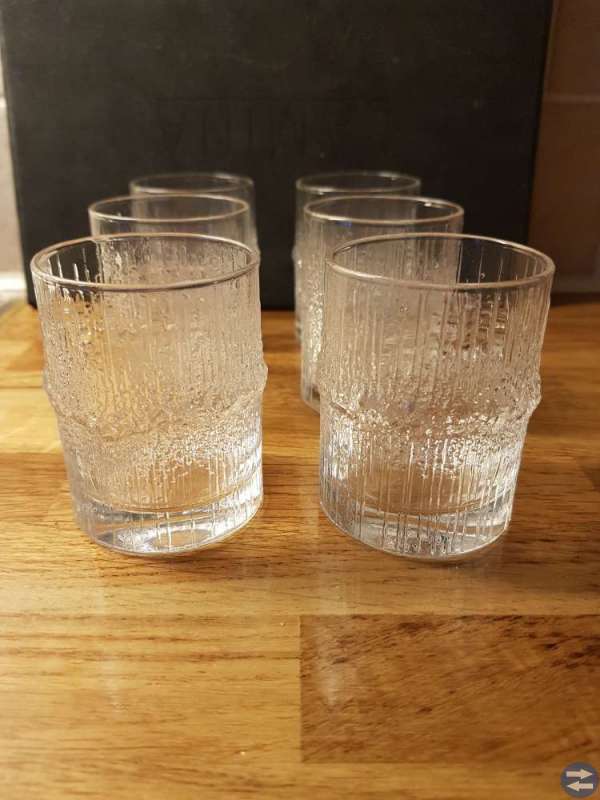 Tapio Wirkkala Snapsglas niva 6 st.+1