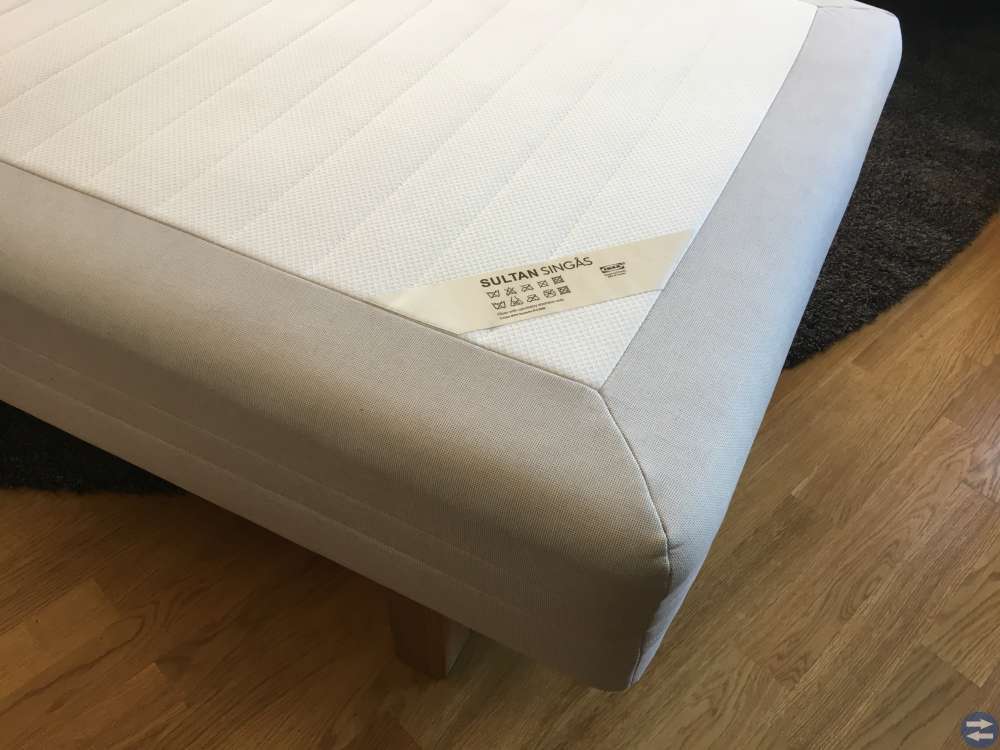 Säng resårmadrass 90x200 IKEA Sultan Singås