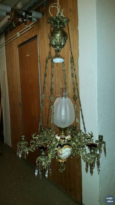 Kristall / Prismor lampa el / fotogen