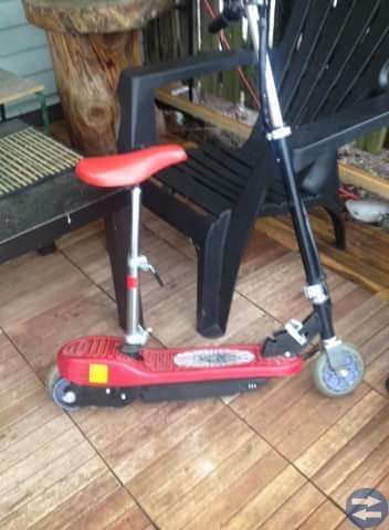 El Scooter med sadel !