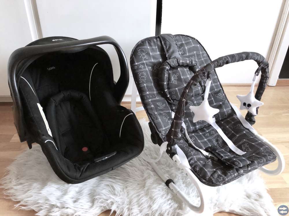 Brio Bilbarnstol + Basson Babysitter