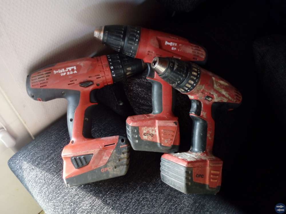 Borrmaskiner batteri hilti
