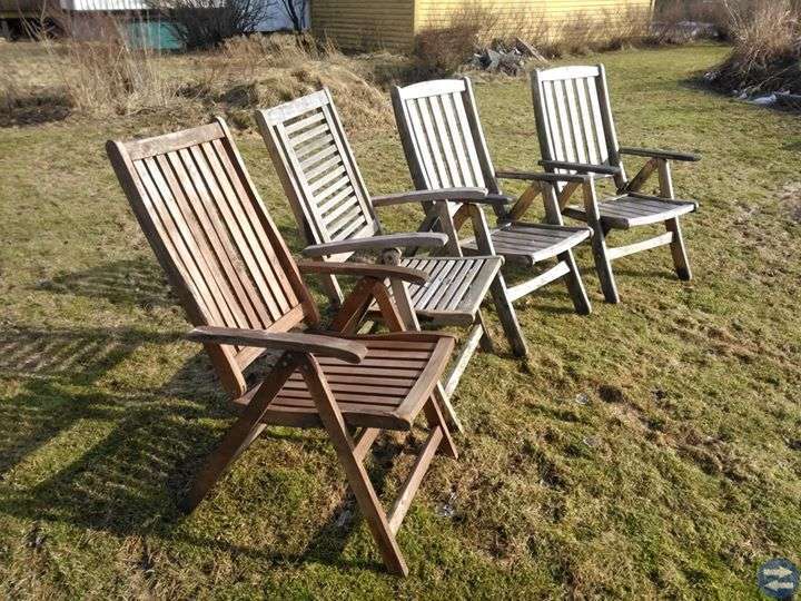 Fyra stycken sommar stolar