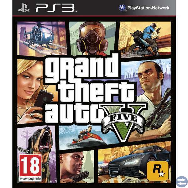 Grand theft auto 5 ps3 tv spel