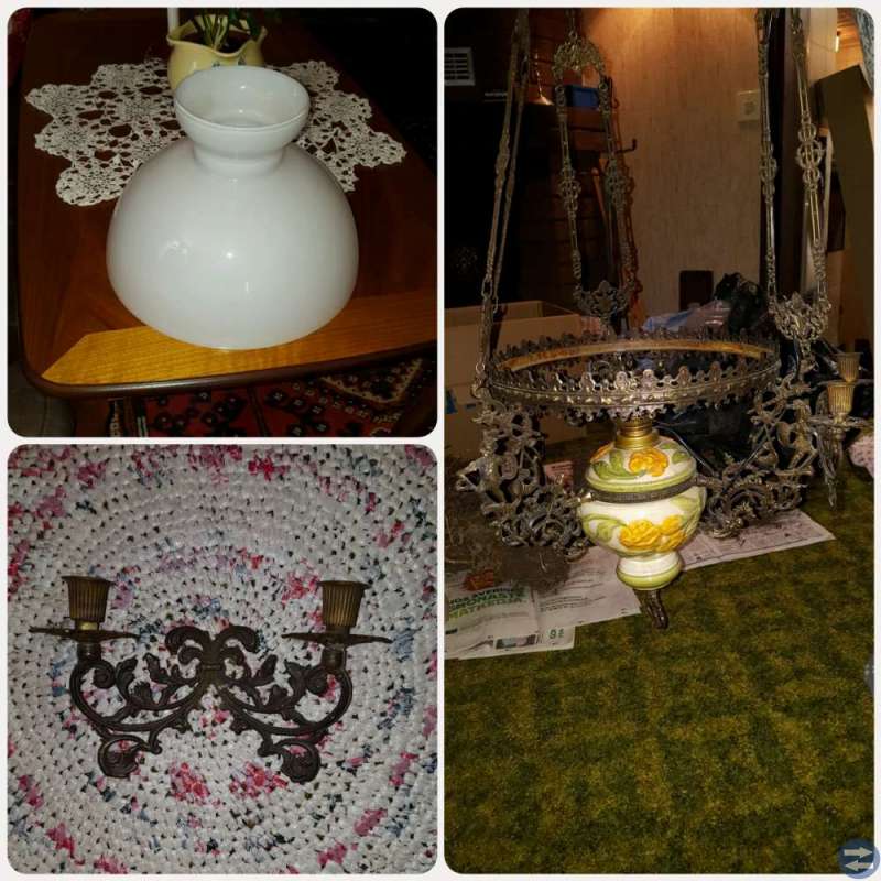 Majolika lampa