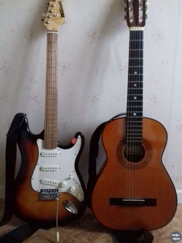 Två st gitarrer