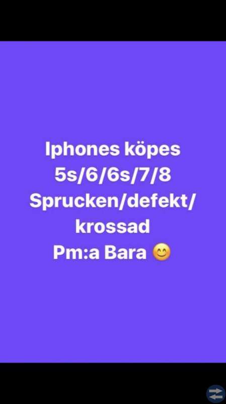KÖPES KÖPES TRASIGA DEFEKTA IPHONE