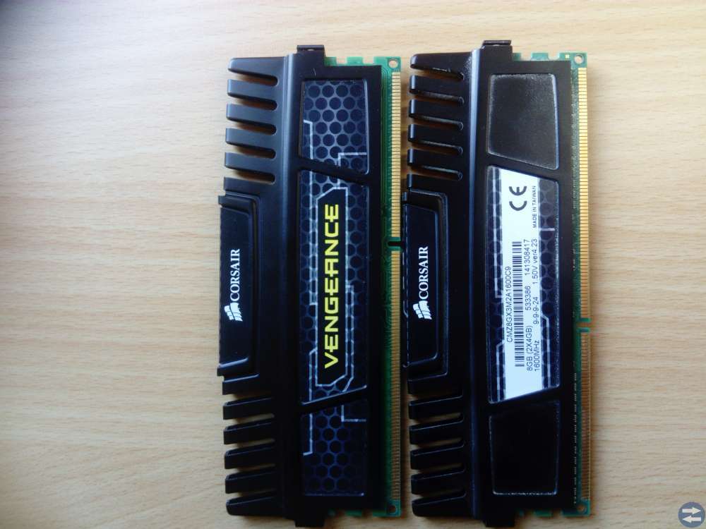 Corsair Vengeance 2x4GB 1600Mhz DDR3