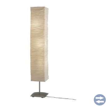 Golvlampa av rispapper fr IKEA nyskick