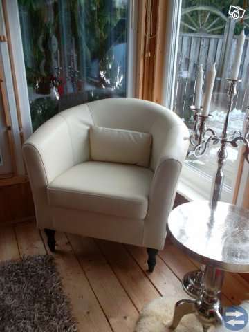Ikea Tullsta i äkta skinn.