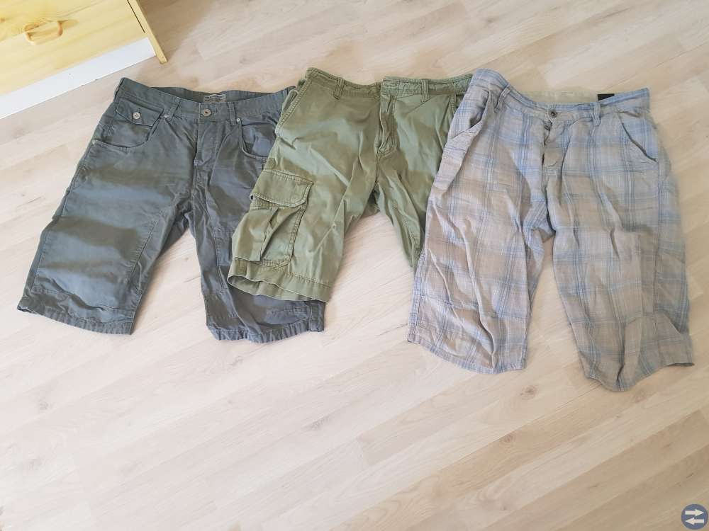 3 shorts
