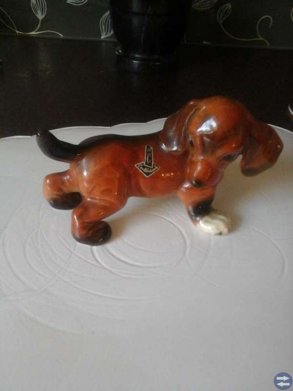 Porslinshund/VINTAGE