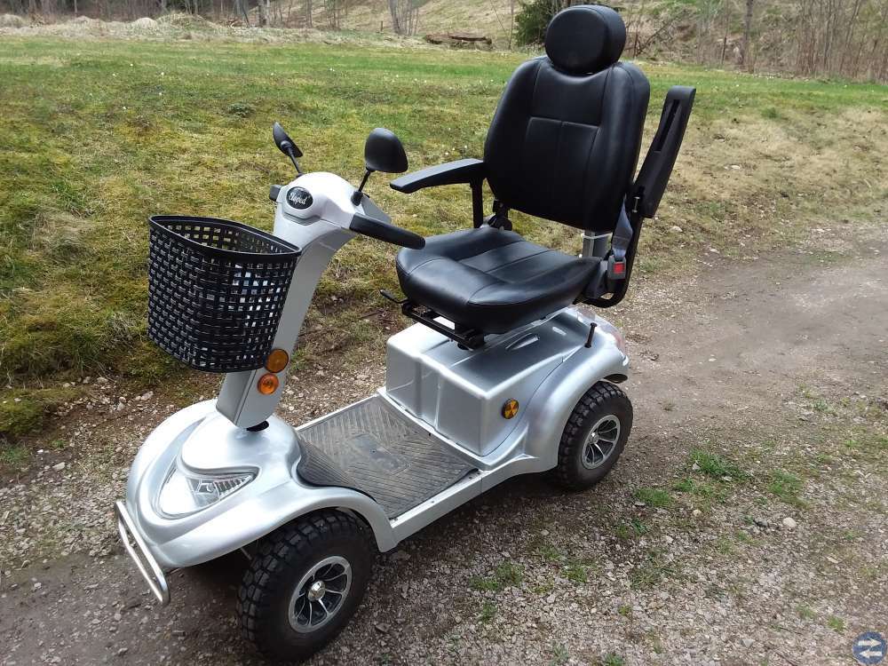 Kraftig fyrhjuls elmoped, eloped