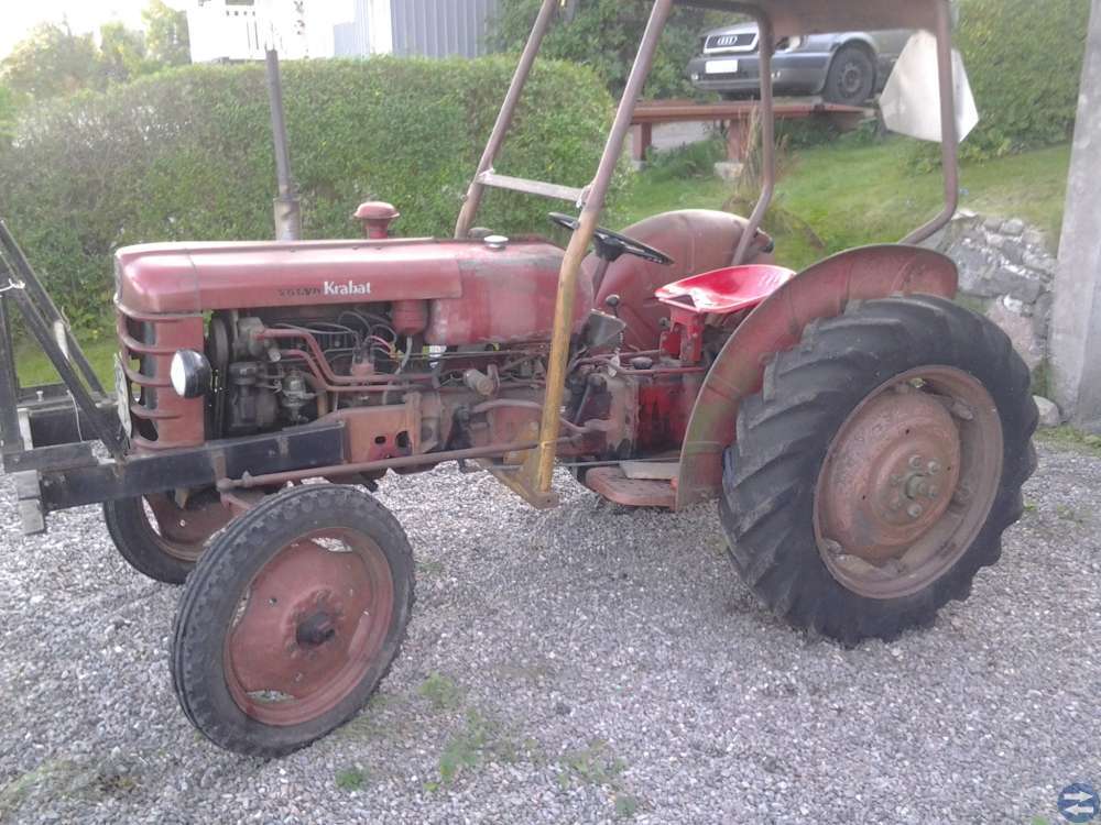 Traktor med tillbehör