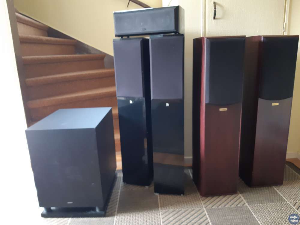 5 Suroundhögtalare med subwoofer