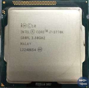 Intel core i7 3770k