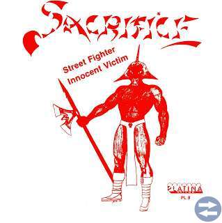 Köpes: vinylsingel med bandet Sacrifice!