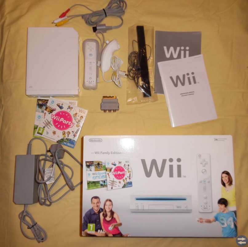 Wii Family Edition Console med Wii Sports och Wii