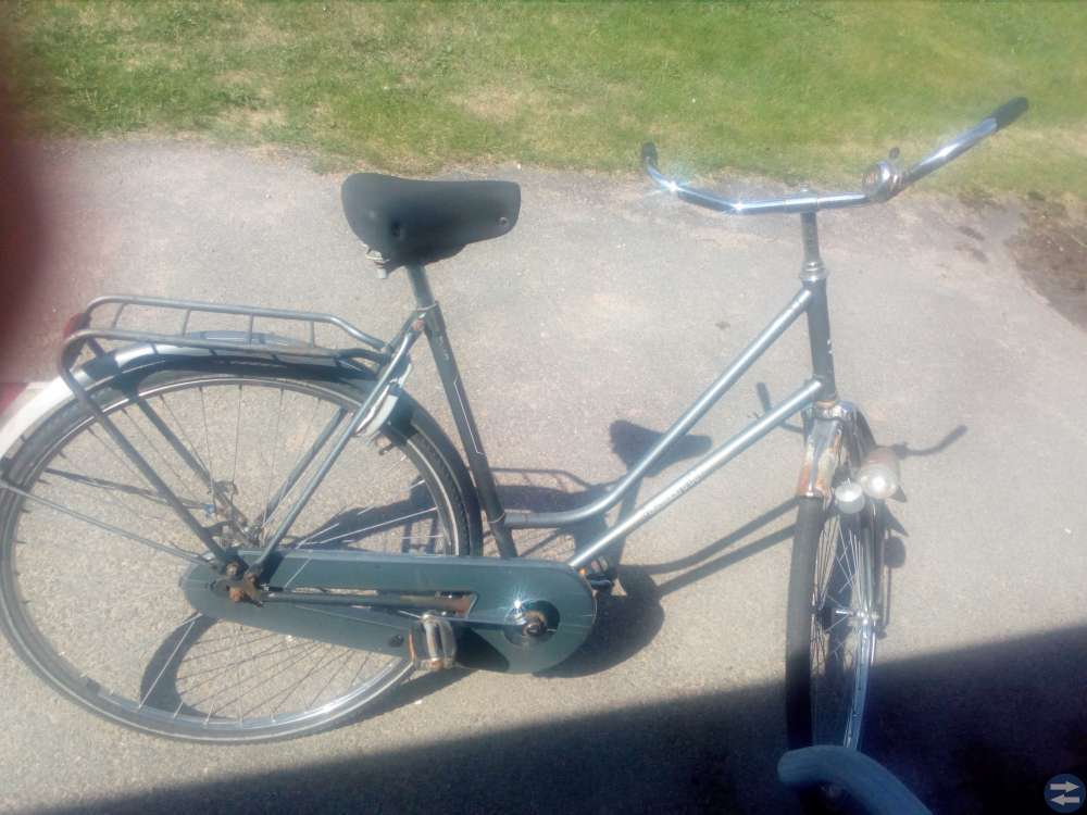 Gammal dam cykel