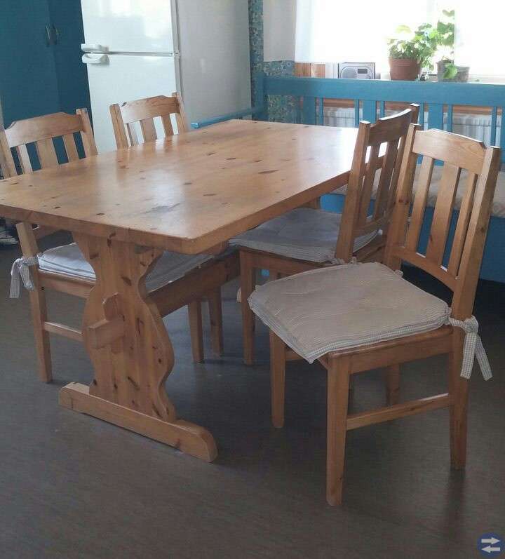 Furabord + 4 stolar