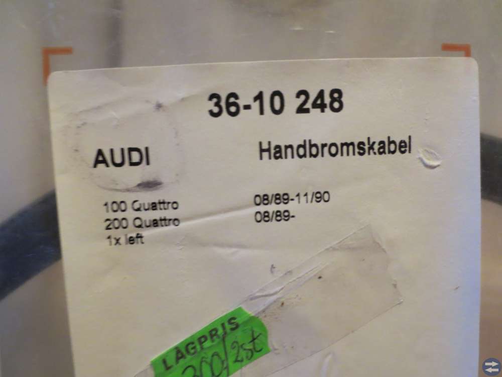 Nya handbr.kablar t. Audi 100/200 Quattro