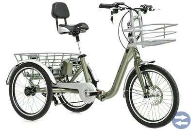 Trehjulig elcykel