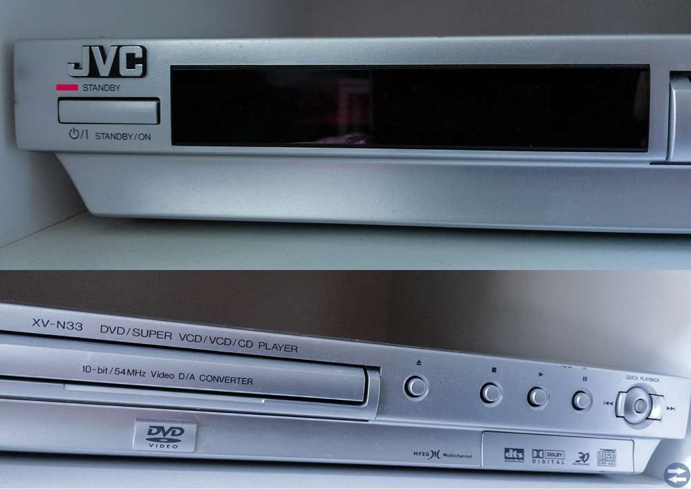 DVD-spelare och 50 filmer