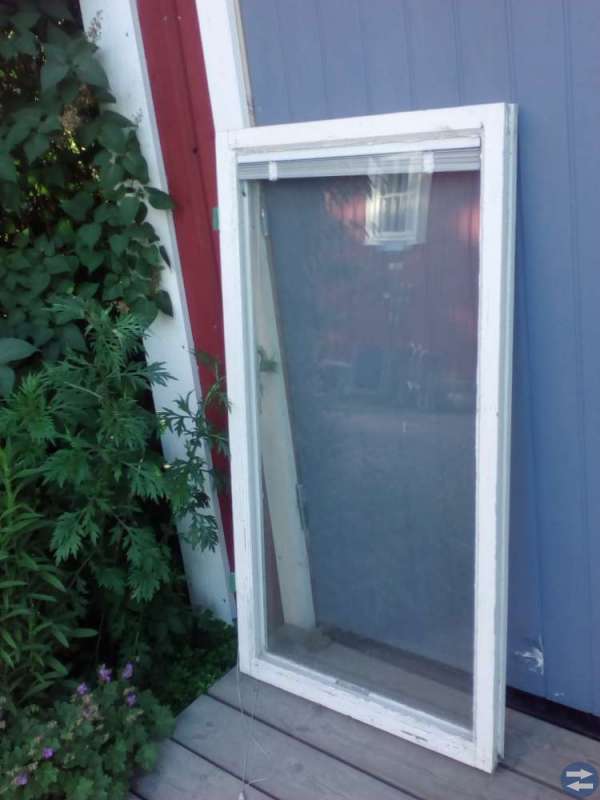 Fönster till växthus