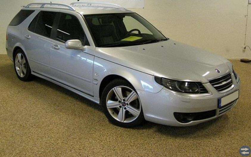 Saab 95 -biopower 2.3 2008 år ev byte