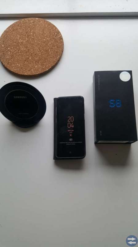 Galaxy s8 Arctic Grey 64gb olåst
