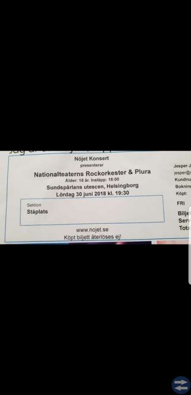 Biljetter Plura och nationalteatern