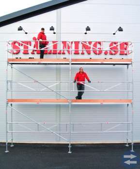Byggställning aluminium uthyres