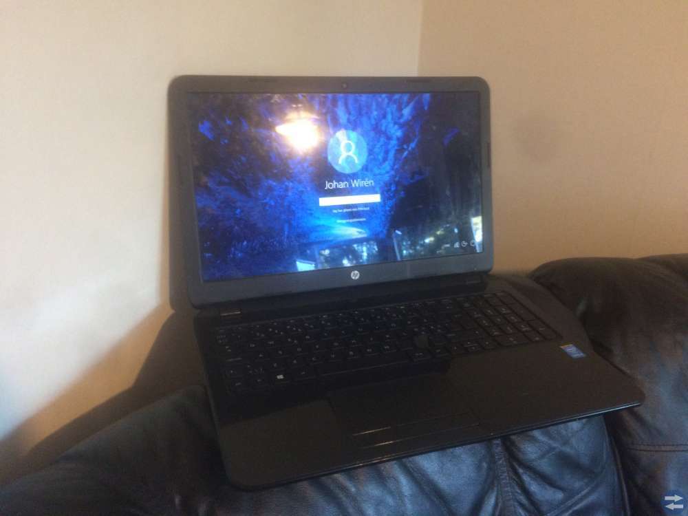 HP intel i5 med 15,6tums skärm, 6GB ram. 750GB hdd
