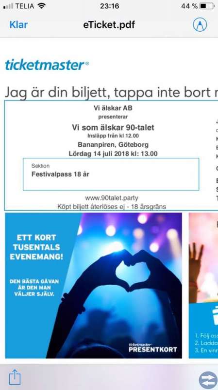 Biljetter - Vi som älskar 90-talet i Göteborg 14/7