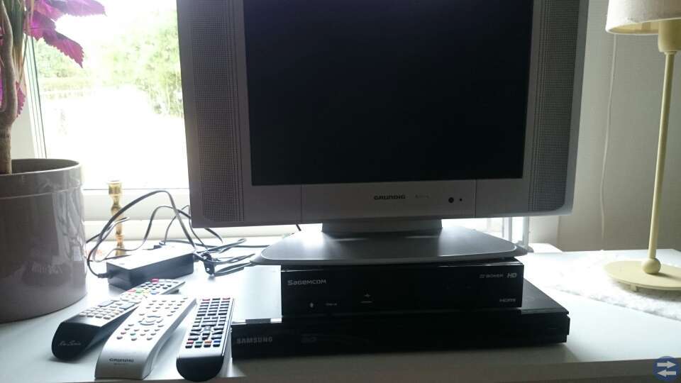 TV, DIGITALBOX, BLUERAY SPELARE.
