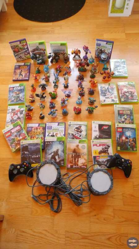 Xbox spel och skylanders