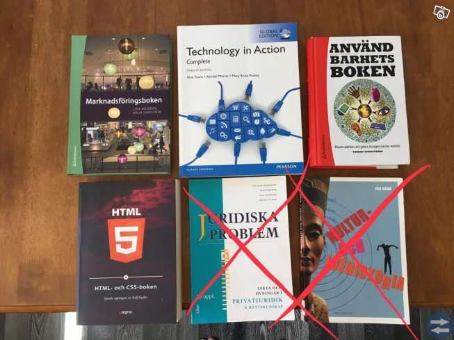 Blandad studentlitteratur
