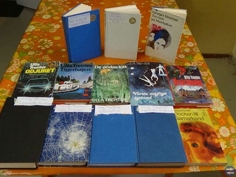 Böcker Stieg o Ulla Trenter, Georges Simenon