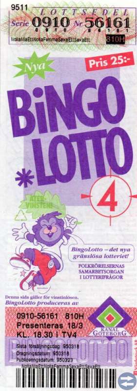 Gamla bingolotter köpes
