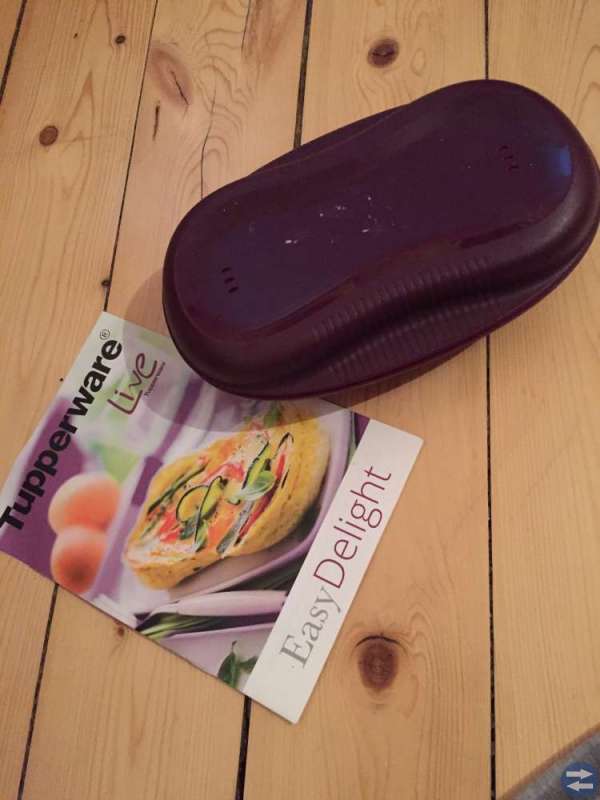 Tupperware omelett form