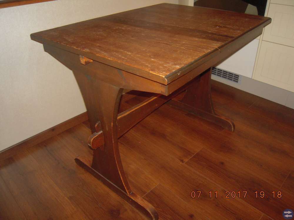 Äldre bord längd 92 cm + 2 klaffar bredd 70 cm