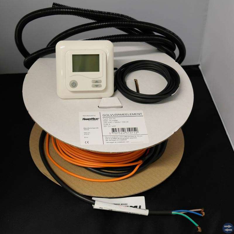 Elektrisk golvvärme / värmegolv 1,1 - 20 m²