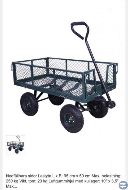 Trädgårdsvagn
