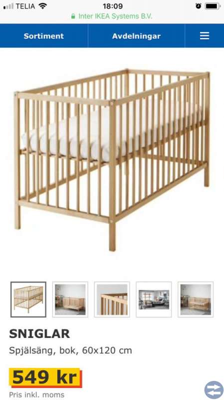 Spjälsäng (Ikea)