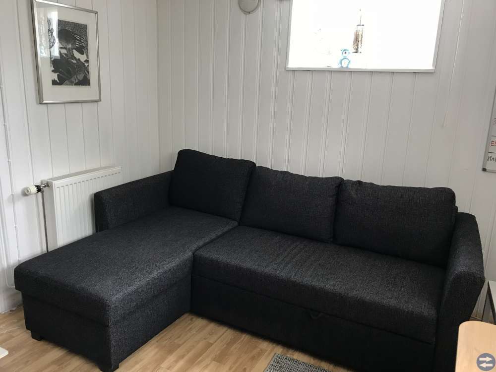 3sits bäddsoffa med divan