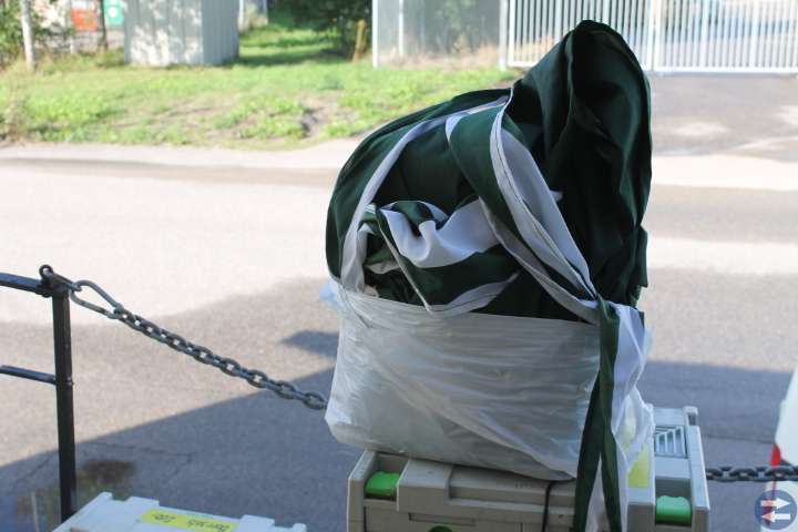 Nytt tak till partytält 3x3 m